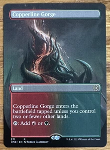 MTG Phyrexia: All Will Be One, Copperline Gorge - Borderless - Picture 1 of 1