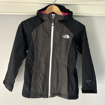 Jaqueta The North Face Meninas Tamanho 7/8 S Dryvent Capa de Chuva Quebra-Vento Juventude - Imagem 1 de 4