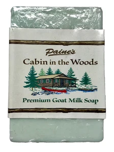 Jabón de leche de cabra Paine's Cabin in the Woods barra de 4,5 oz fresco hecho en Maine natural - Imagen 1 de 1