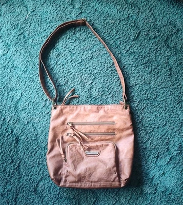 Stone Mountain USA Brown Shoulder Bag Crossbody Purse Adjustable faux leather - Image 1 of 4