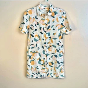 Rachel Zoe Shirt Dress Women’s size S 100% Linen Button Front Coastal Chic Beach - Picture 1 of 11