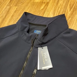 Polo Ralph Lauren Performance Vest Men 4XLT Navy Blue Full Zip Pockets Preppy - Picture 1 of 9