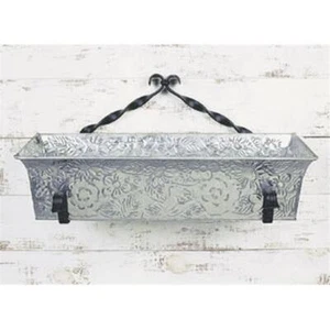 Achla C-04 Designs C-04 Rectangular Galvanized Steel Flower Box Garden Planter - Picture 1 of 1