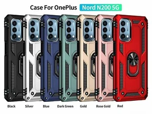For OnePlus Nord 200 1+ N200 5G Case, Kickstand Cover + Tempered Glass Protector - Picture 1 of 44