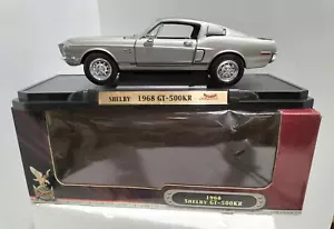 Scarce 1:18 Die Cast Road Signature 1968 Shelby GT-500KR Boxed Cobra Mustang AF - Picture 1 of 18