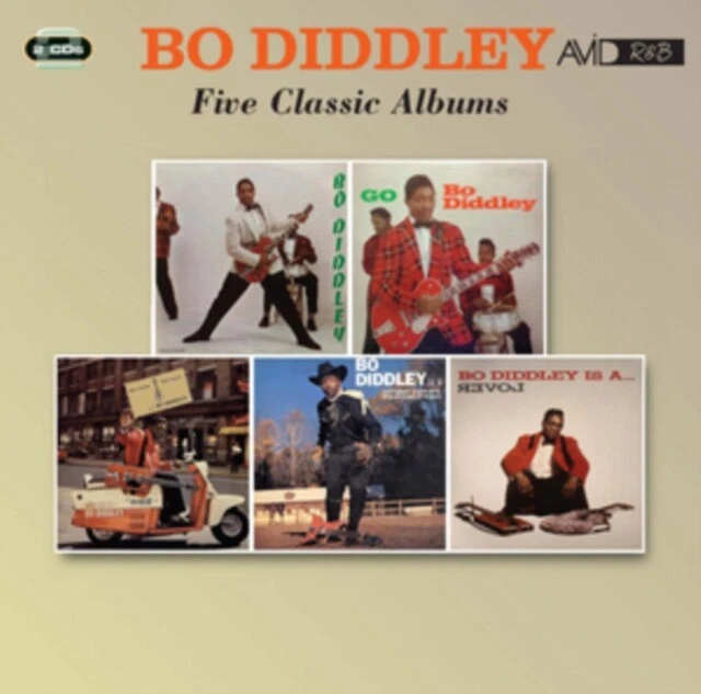 Five Classic Albums * Bo Diddly (2 CD 2018 Avid) Listen B 4 U Die IMPORT