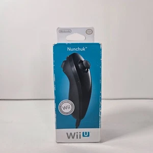 Brand New Sealed Nintendo WII / Wii U OEM Nunchuck Controller Black - Picture 1 of 6