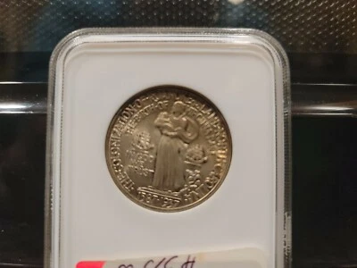 1937 ROANOKE Beautiful Commemorative Silver Half Dollar NGC MS 64 - Image 1 of 4
