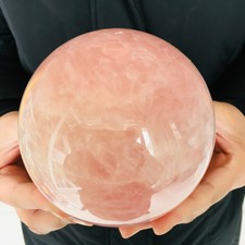 Natural powder crystal ball mineral healing Polished sphere Collectibles 1820g