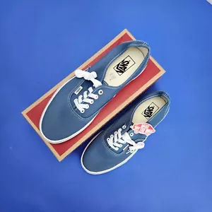 VANS MEN'S AUTHENTIC CANVAS NAVY VN000EE3NVY Size 12 M - Picture 1 of 7