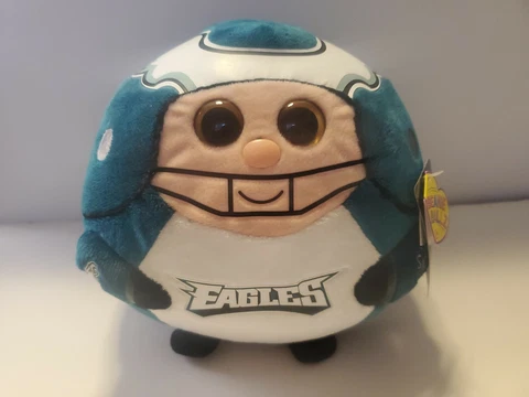 NWT NFL Philladelphia Eagles Ty Beanie Ballz 8 Inches Cover