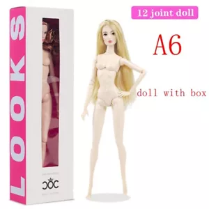 1/6 BJD Puppe Blondes Haar 12“ Vollpuppe Figur Prinzessin Puppen Jointed Körper - Bild 1 von 1