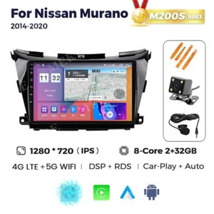 For Nissan Murano 2014-2020 Android Car Stereo Radio GPS Navi Carplay DSP FM AM - Picture 1 of 21