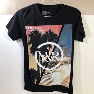 Young and Reckless International Black Graphic T-Shirt Size Youth S Y&R - Picture 1 of 9
