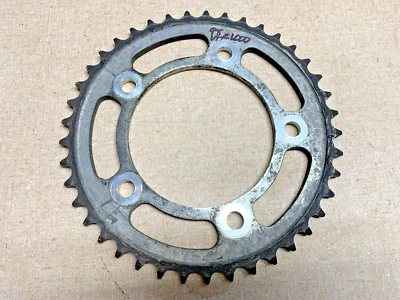 98 HONDA VTR1000 F SUPER HAWK REAR WHEEL DRIVE CHAIN SPROCKET 41 TOOTH - Image 1 of 3