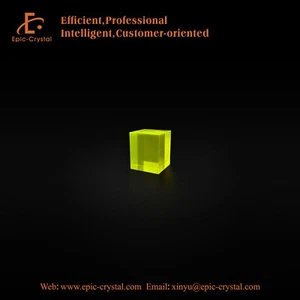 LuAG:ce all sides polished 3x3x3mm Lutetium Aluminium Garnet - Picture 1 of 1
