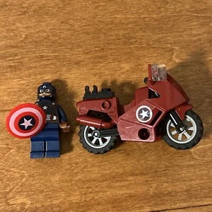 LEGO CAPTAIN AMERICA und MOTORRAD MOTORRAD SUPERHELDENFAHRT Marvel - Bild 1 von 2