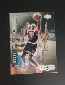 1998-99 Upper Deck # 23 Michael Jordan Serial # 0000/0000 Black Diamond Sample - Picture 1 of 4
