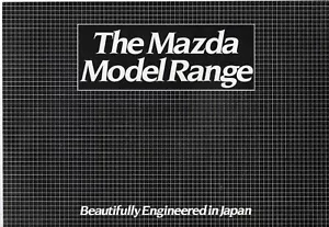 Folleto AUTO (1984) MAZDA UK gama de modelos "Japón bellamente diseñado"  - Imagen 1 de 7