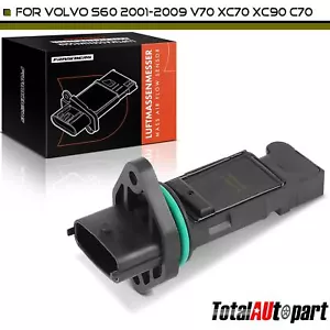 New Mass Air Flow Sensor Assembly for Volvo S60 2001-2009 S70 S80 V70 XC70 C70 - Picture 1 of 8