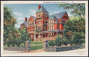 ALBANY, NY. C.1930 PC.(N16)~ANSICHT DER GOVERNEUR’S MANSION - Bild 1 von 2