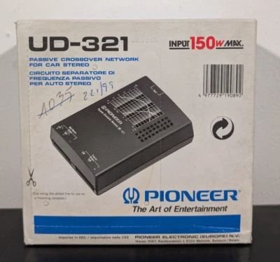 NEW OLD STOCK Pioneer UD-321 Crossover Vintage CarStereo  - Immagine 1 di 4