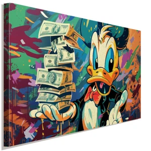 Streetart Leinwandbild im Comic-Stil – Pop-Art Graffiti Look | AK ART Wandbild - Bild 1 von 6