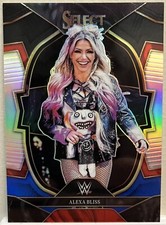 Alexa Bliss 2023 Panini Select WWE Concourse Black & Blue Prizm /49 #36 RAW