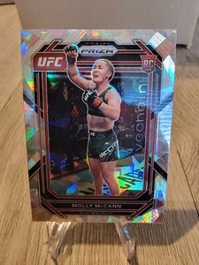2023 Panini Prizm UFC Molly McCann Cracked Ice Prizm Rookie RC Flyweight #114