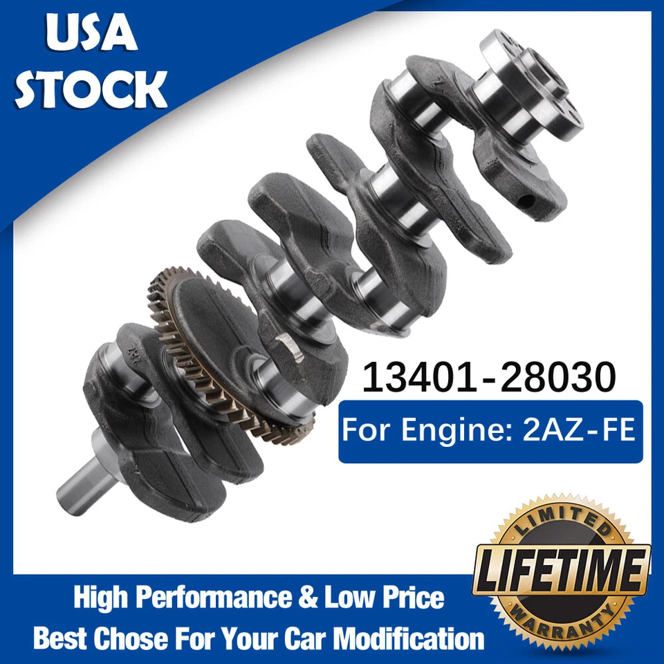 Cigüeñal 13401-28030 para Toyota Camry Highlander 2002 2003 2004 2005-2007 2,4 L Foto 1 de 4