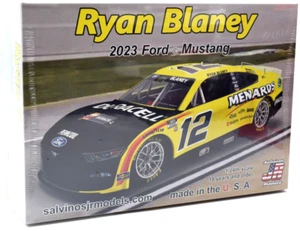 Kit de coche Ford Mustang Nascar 1/24 ""Menards"" Ryan Blaney 2023 modelos Salvino JR ""Menards - Imagen 1 de 4