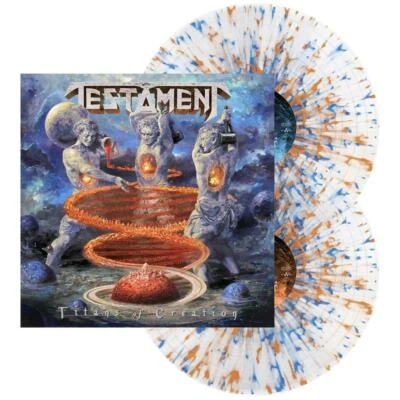 TESTAMENT Titans of Creation (Clear with Orange & Blue Splatter) [Vinyl LP] - Bild 1 von 4