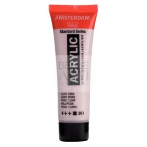 COLORE ACRILICO 361 ROSA CHIARO AMSTERDAM "ACRYLIC" TUBO DA 20ML - Imagen 1 de 4