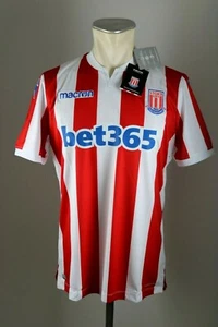 Stoke City Trikot jersey Gr. M L XL 2XL 3XL 4XL The Potters 2018-19 macron Neu - Photo 1 sur 3