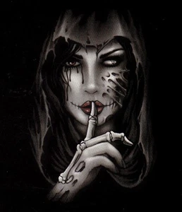 TEE SHIRT HAUTE QUALITE / SKULL BIKER ZOMBIE.  S  M  L  XL  XXL  XXXL + ENFANT   - Picture 1 of 1