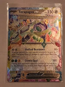 Terapagos EX 128/142 Double Rare Pokemon Scarlet & Violet Stellar Crown (NM) - Bild 1 von 2