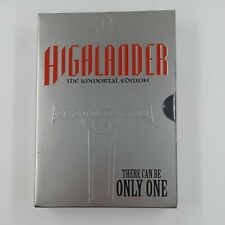 Highlander - Immortal Edition (Dvd, 2002, 2-Disc Set) Tin Case + Bonus Queen Cd
