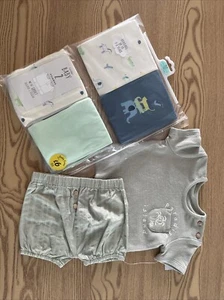 Bundle Of Baby Boys Clothes 0-3 Months New - Picture 1 of 11