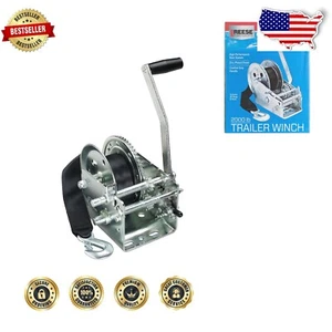 Versatile Powersports Marine Winch - 4.1:1 & 9.8:1 Gear Ratio for All Watercraft - Picture 1 of 3