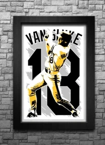 ANDY VAN SLYKE art print/poster PITTSBURGH PIRATES FREE S&H! JERSEY B2G2 - Picture 1 of 6