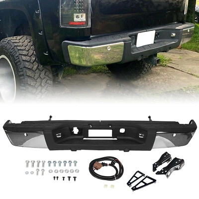 Complete Steel Chrome Bumper for 2007-2012 2013 Chevy Silverado &GMC Sierra 1500 - Image 1 of 4