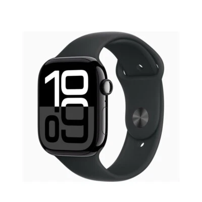 Apple Watch Series 10 2024 GPS+Cell 42mm  Jet Black Aluminium - Excellent - Image 1 of 4