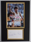 Sebastian Coe Signed Autograph A4 photo display Olympics Athletics COA AFTAL