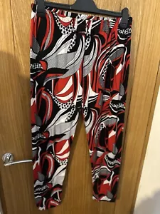 Ladies size 20 funky multicoloured cotton stretch leggings in a size 20 - Picture 1 of 4
