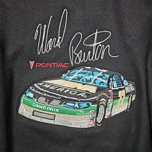*RAR* MBNA Ward Burton Vintage 90s NASCAR Racing Jacket Embroidered Large USA - Bild 1 von 7