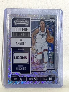 2025 Panini Contenders College Ticket #2 KK ARNOLD Swirl Parallel UConn /199 SP - Picture 1 of 3
