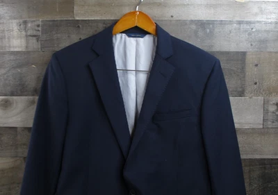 Blazer Brooks Brothers Para Hombres 40R Azul Marino Explorer Regent Fit Chaqueta Mezcla Lana Foto 1 de 4