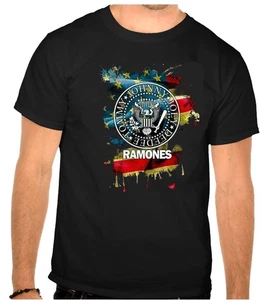 Ramone Rock Music Logo schwarz T-Shirt -1286 - Bild 1 von 2