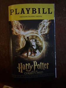 Harry Potter und das verwunschene Kind Spielzettel Tour Boston Nov 2025 Tony Best Play - Bild 1 von 4
