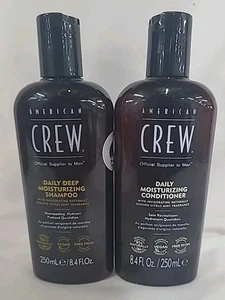AMERICAN CREW DAILY  DEEP MOISTURIZING SHAMPOO & DAILY CONDITIONER 8.4 floz EACH - Picture 1 of 5